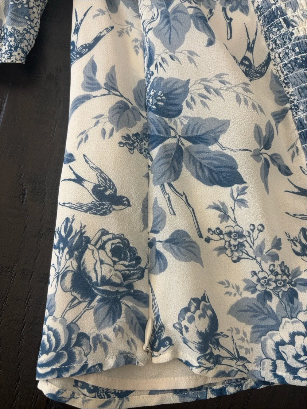 Reformation Constance Floral Print Puff Sleeve Top